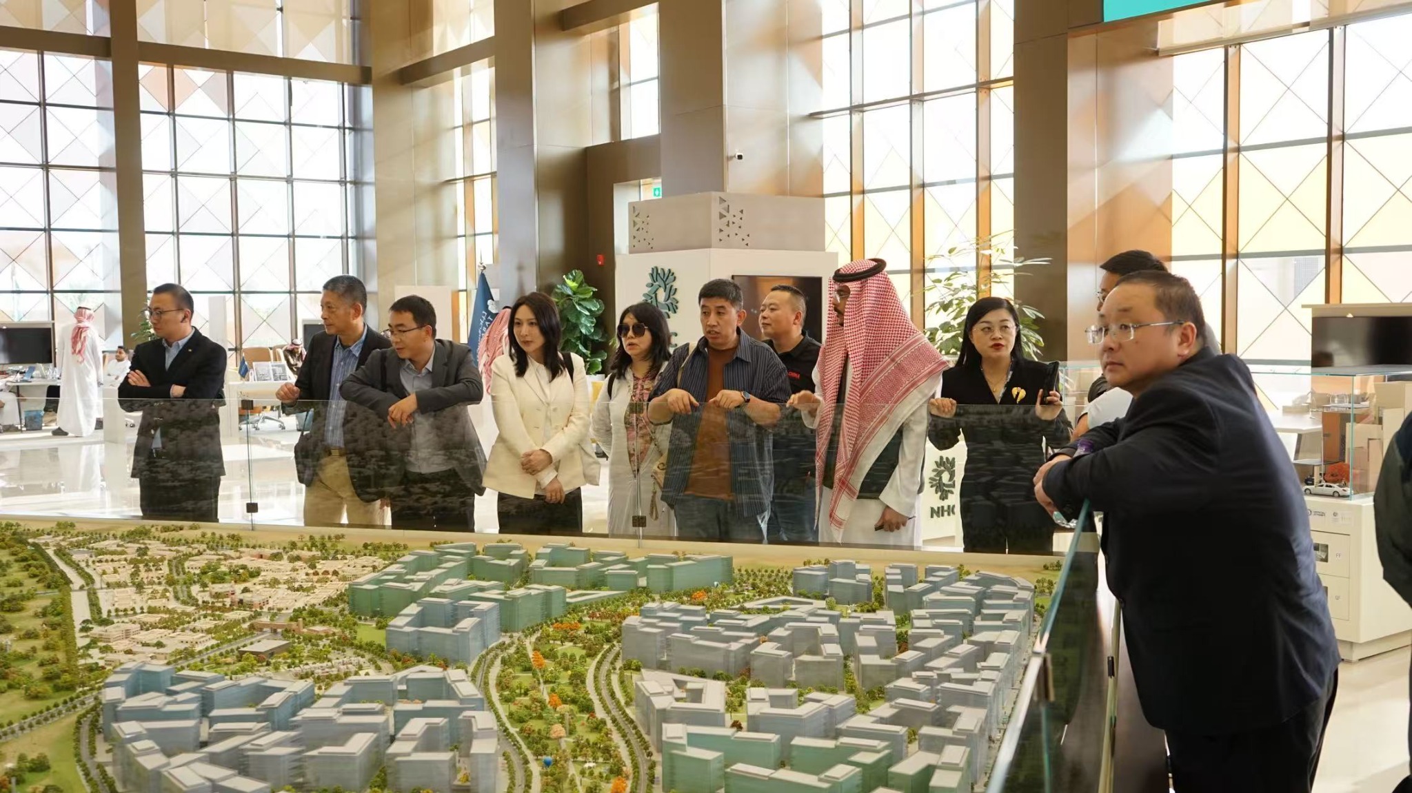 Industrial model and park visit